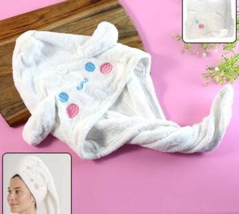 Hair Drying Towel Cap – Ultra Soft Microfiber Quick-Dry Wrap
