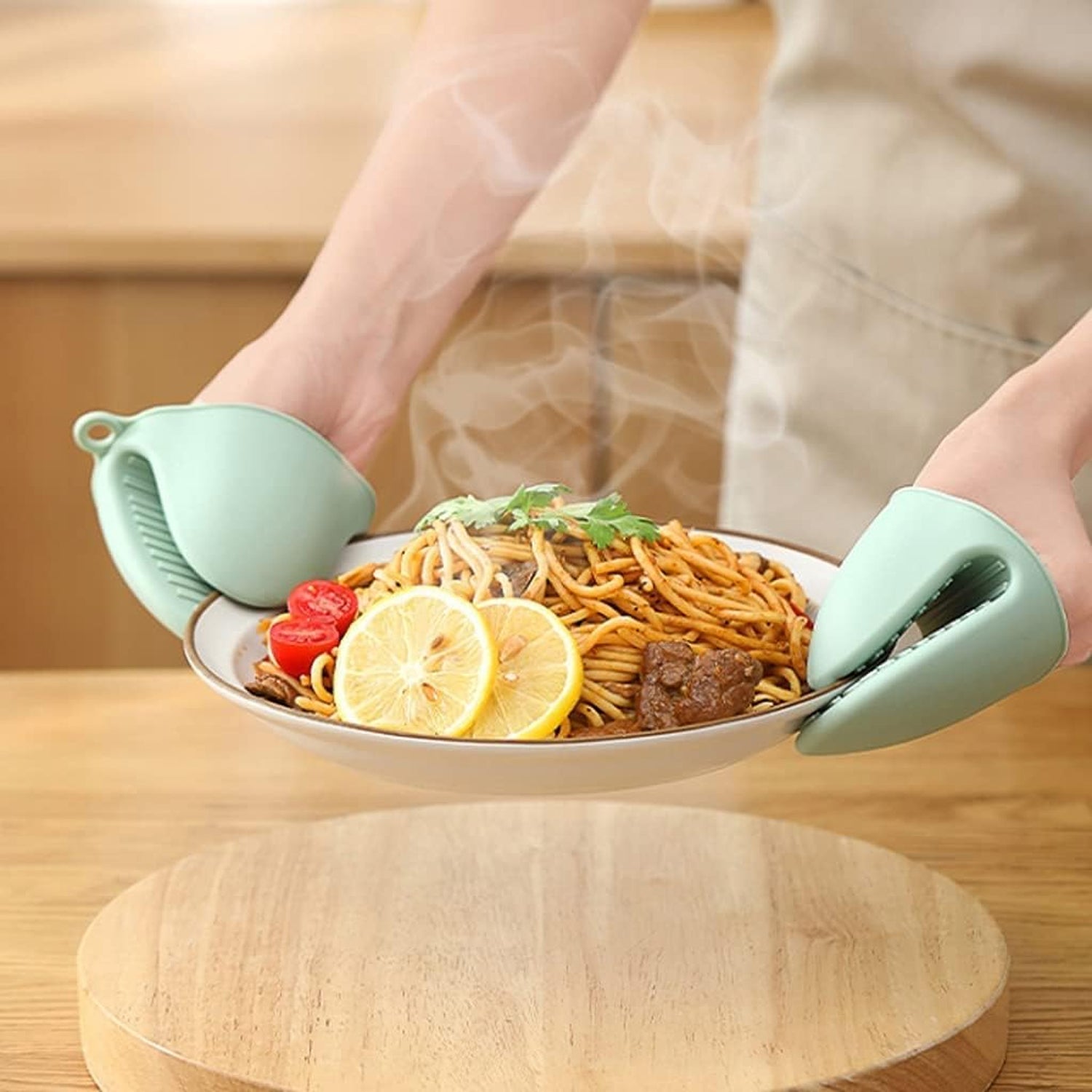 Heat-Resistant Silicone Pinch Pot Holder with Anti-Slip Grip (Single Piece) - Detailed Feature View 6