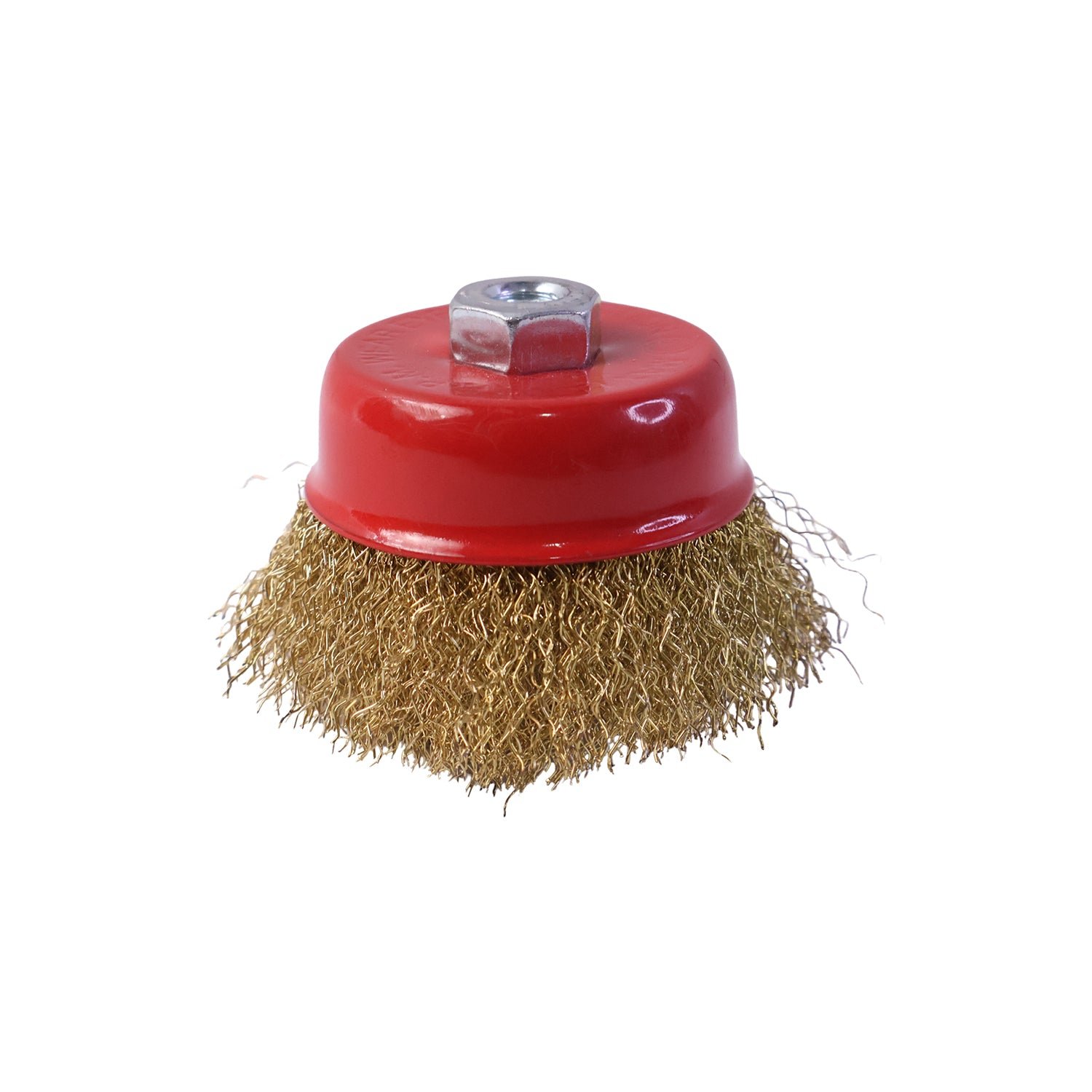 Heavy Duty Gold Wire Cup Brush – Durable Metal Cleaning Tool - Detailed Feature View 2