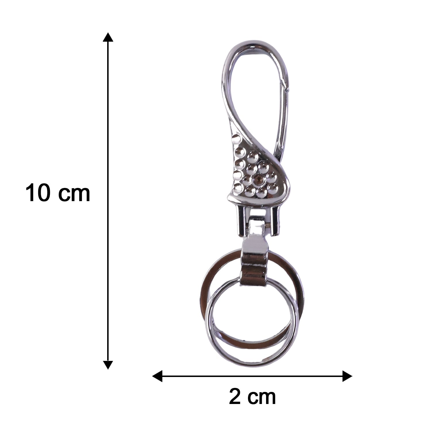 Heavy Duty Metal Key Holder – Durable with Swivel Hook for Everyday Use - Detailed Feature View 3
