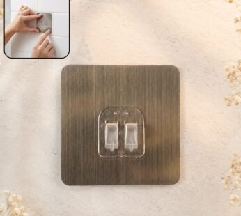 Heavy Duty Self Adhesive Wall Hook – Easy Mount, Multipurpose Use