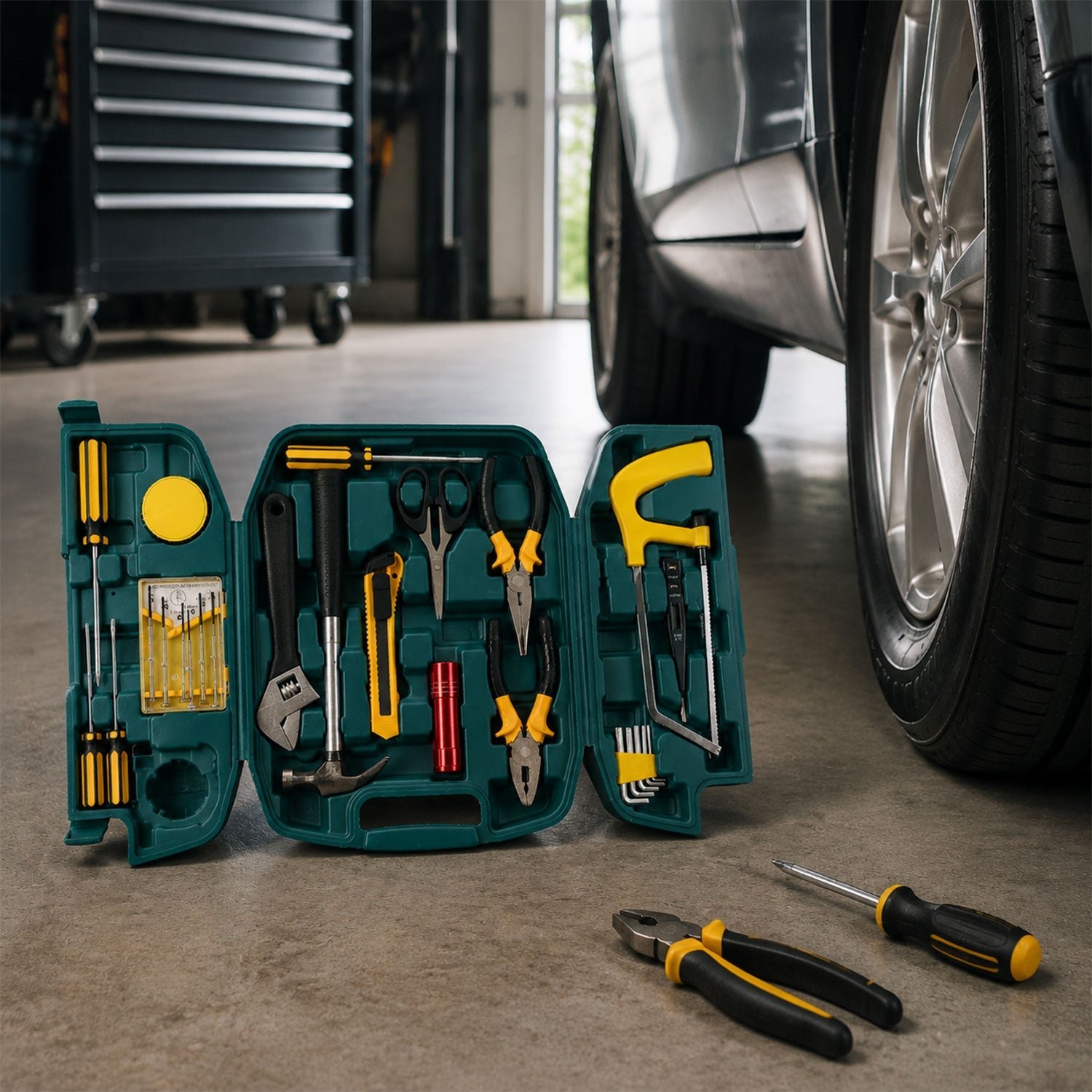 Home Tool Kit Set – Essential for DIY & Repairs in India - Detailed Feature View 1