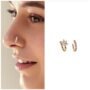 Premium Instant Glamour: No-Piercing Nose Ring Set – Traditional & Modern Styles - Buy Online at Alikart