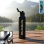 Premium Insulated 1L Stainless Steel Sports Water Bottle with Leak-Proof Flip Lid - Buy Online at Alikart