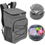 Premium Insulated Backpack, Lightweight Soft Cooler Bag Leakproof Backpack Cooler for Men Women to Lunch Work Picnic Beach Camping Hiking Park Day Trips - Buy Online at Alikart