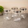 Premium Jars, Transparent, Plastic, Set of 4, 500 mL - Buy Online at Alikart
