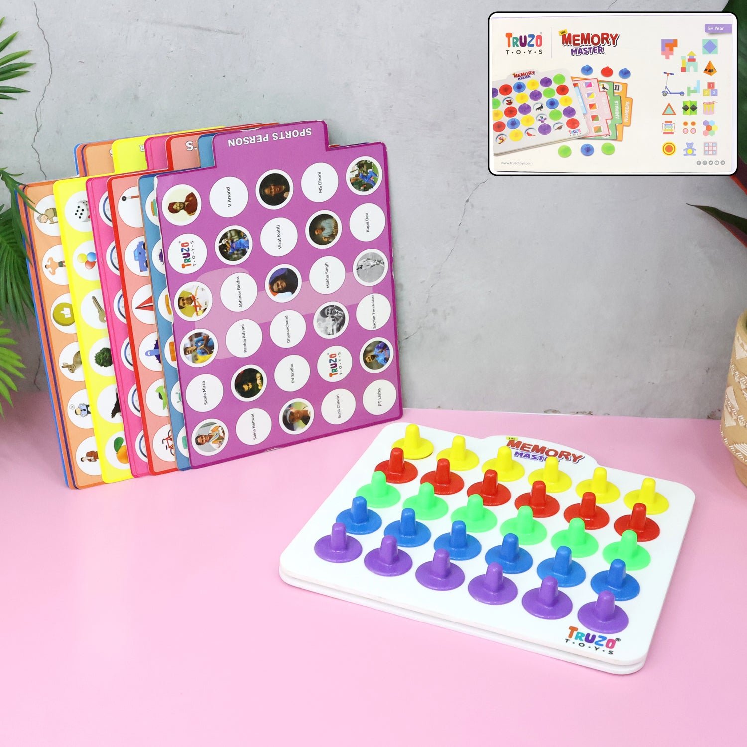 Premium Kids Brain Booster Memory Matching Game – Educational Focus & Learning Toy - Buy Online at Alikart