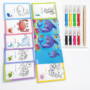 Premium Kids Creative Coloring Activity Set with 18 Cards and Markers - Buy Online at Alikart