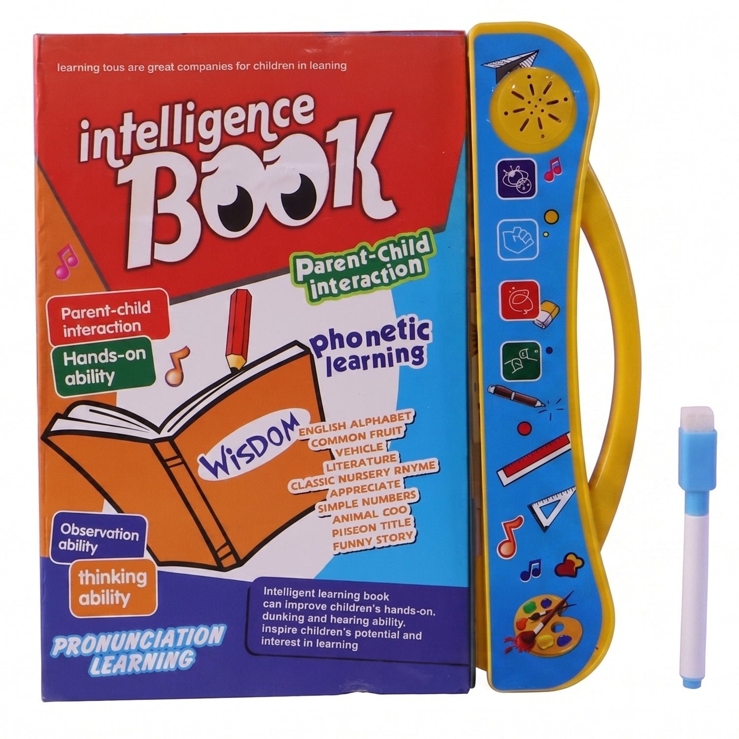 Kids Learning Sound Book, Interactive Phonics & Numbers Fun - Detailed Feature View 2