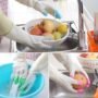 Premium Kitchen Gloves Dual Tone – 1 Pair PVC Cleaning & Dishwashing Gloves | Reusable, Waterproof Household Gloves - Buy Online at Alikart