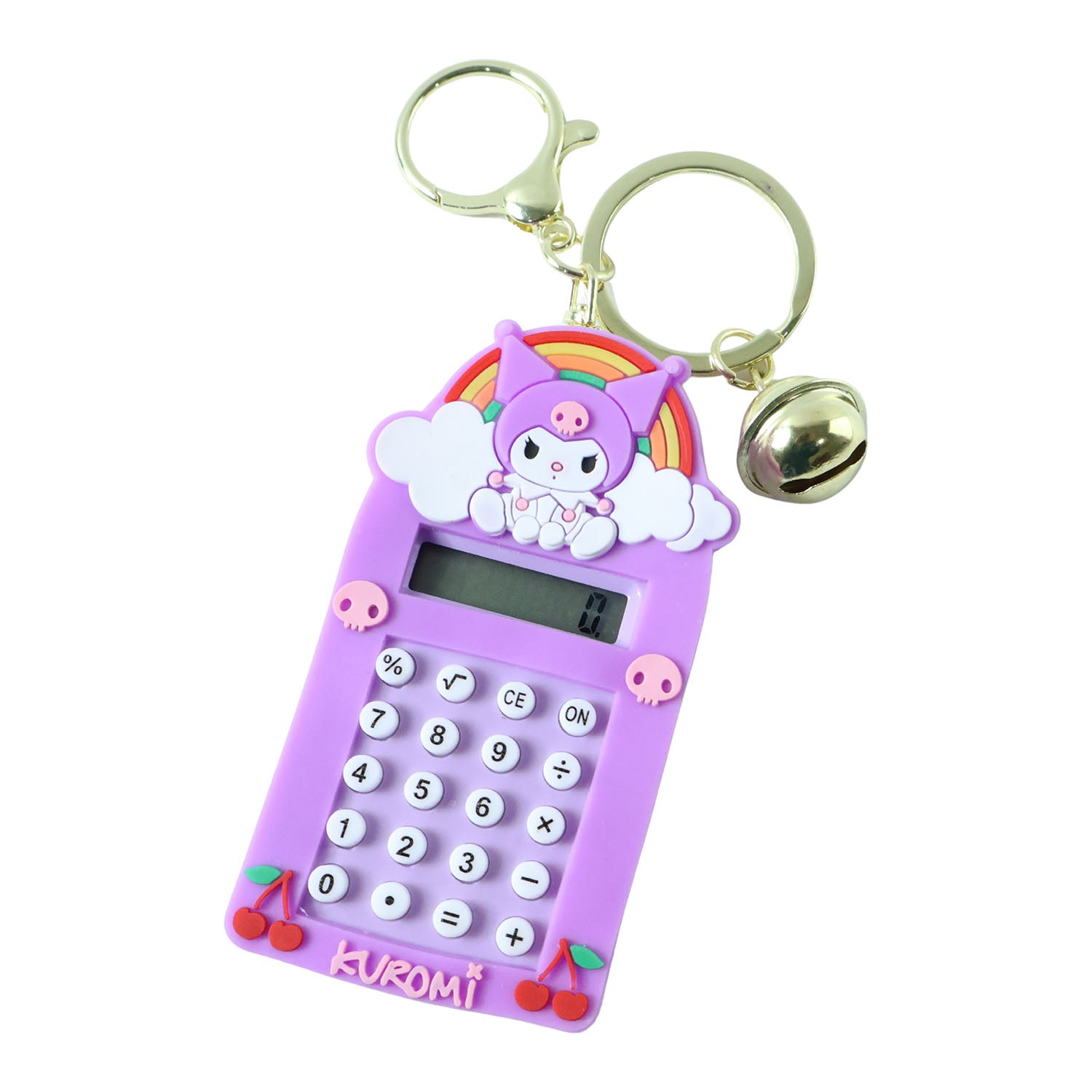 Kuromi Calculator Keychain – Compact Pocket-Sized Digital Calculator - Detailed Feature View 4