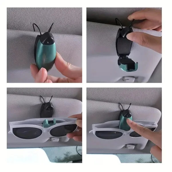 Lady Bug Sunglass Holder - Detailed Feature View 4