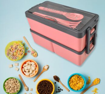 Leak-Proof Lunch Box – 2 Layer 3 Compartment | Lunchie Bunchie