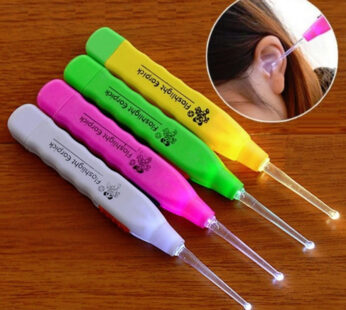 LED Ear Cleaning Tool – Safe Ear Wax Remover with Built-in Light | Portable Ear Pick Cleaner for Kids & Adults (Random color- Pack of 1)