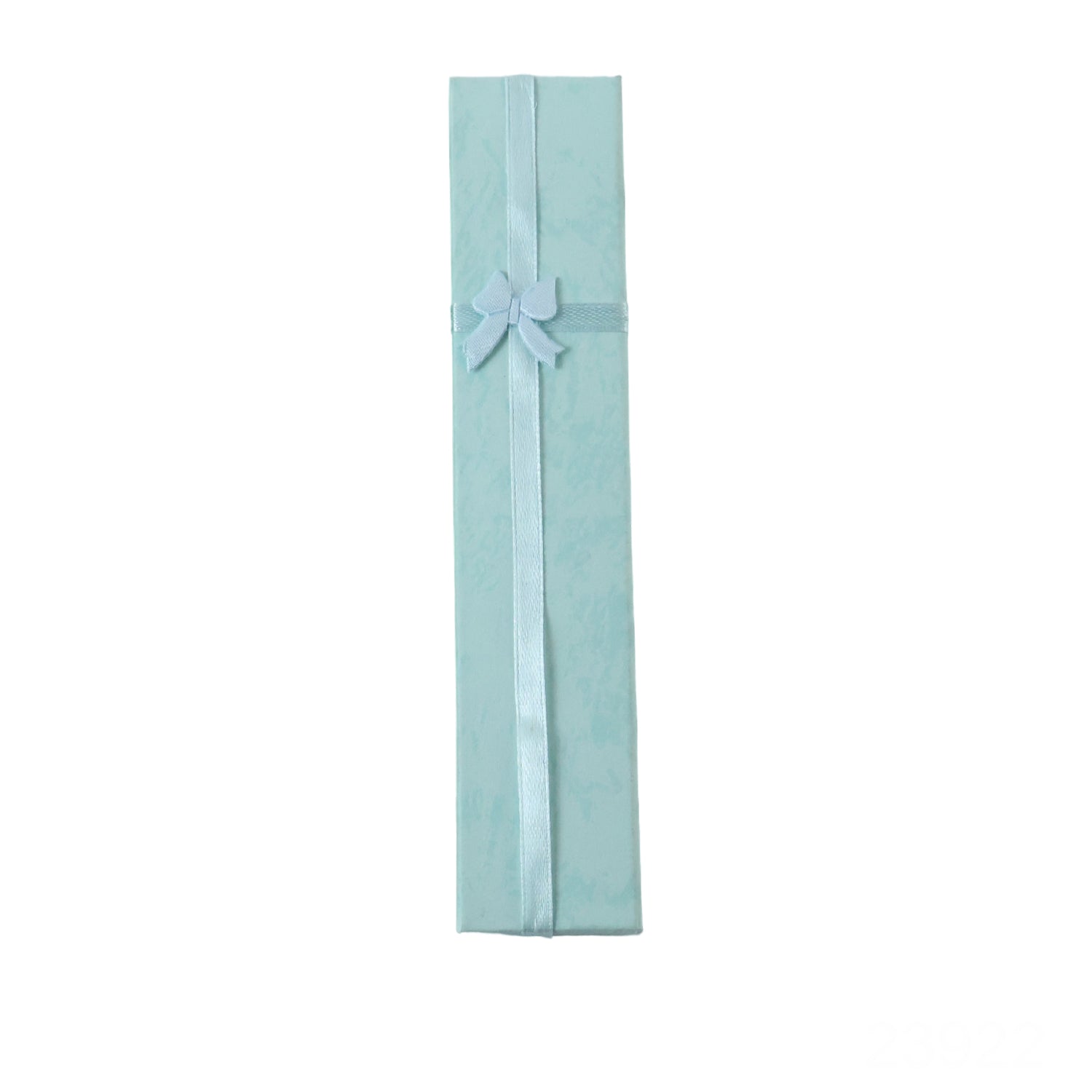 Long Rectangular Paper Empty Gift Box with Bow for Jewellery and Gifting - Detailed Feature View 4