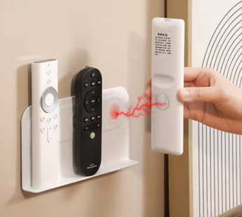 Magnetic Remote Control Holder Wall Mount – Strong Adhesive TV Remote Organizer for Home & Office (Pack of 1)
