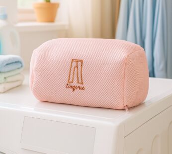 Mesh Laundry Wash Bag – Thick 3D Air-Mesh Protective Cylinder