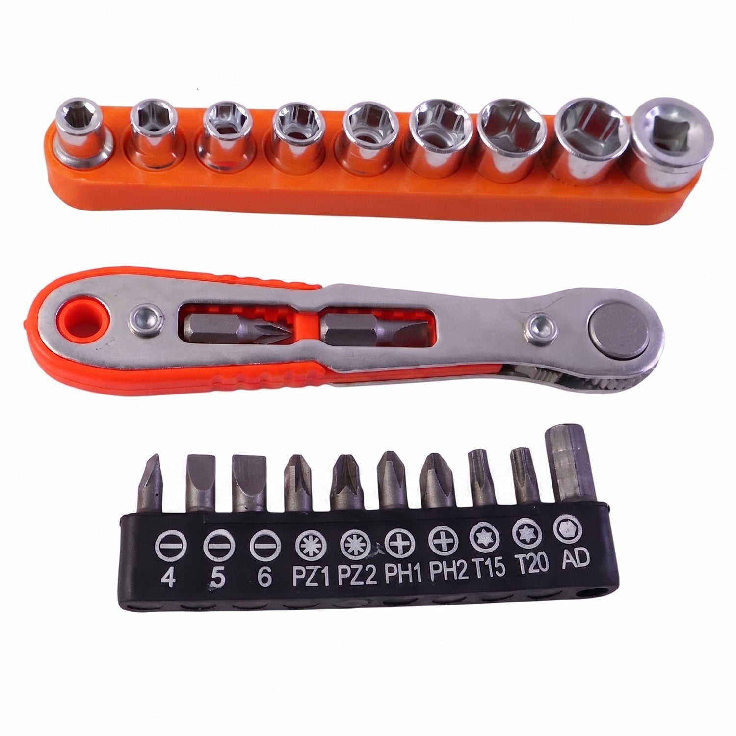Mini Ratchet Wrench – Compact Versatile Socket Screwdriver Set - Detailed Feature View 3