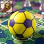 Premium Mini Rubber Football Stress Ball – Compact Stress Relief Toy - Buy Online at Alikart
