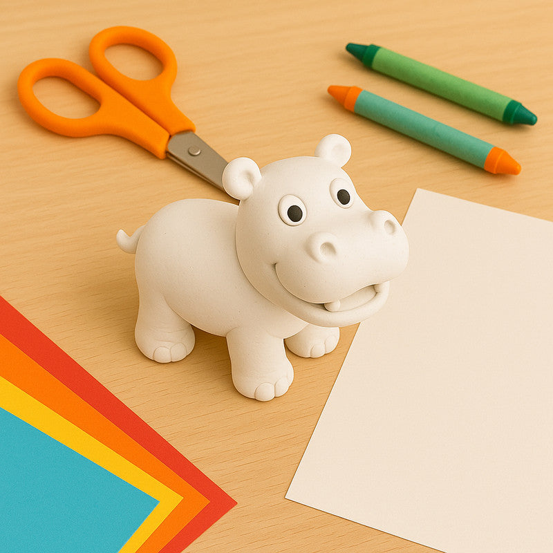 Modelling Clay – White Soft Non-Toxic 150g for Creative Crafting - Detailed Feature View 5