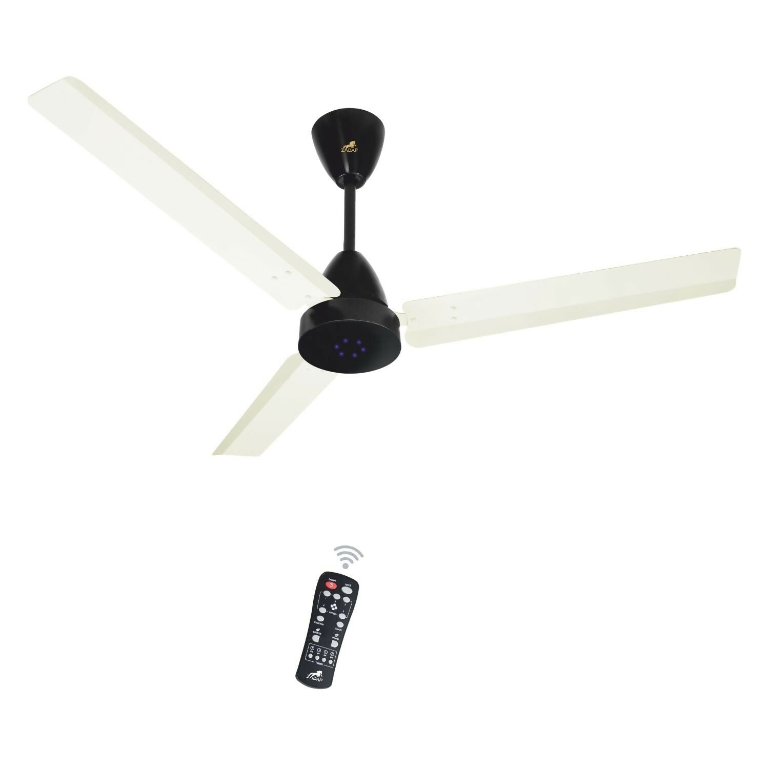 Premium Modern 900mm High-Speed BLDC Ceiling Fan with LED Light and Remote Control - Buy Online at Alikart
