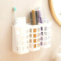 Premium Modern Wall-Mounted Grid Storage Shelf – Versatile Bathroom & Kitchen Organizer - Buy Online at Alikart