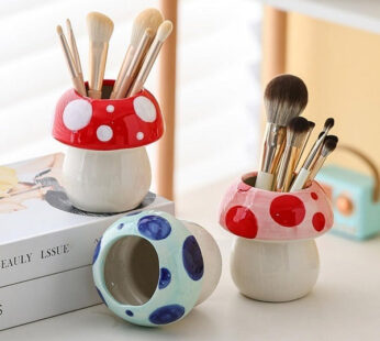Multipurpose Mushroom Shape Ceramic Holder