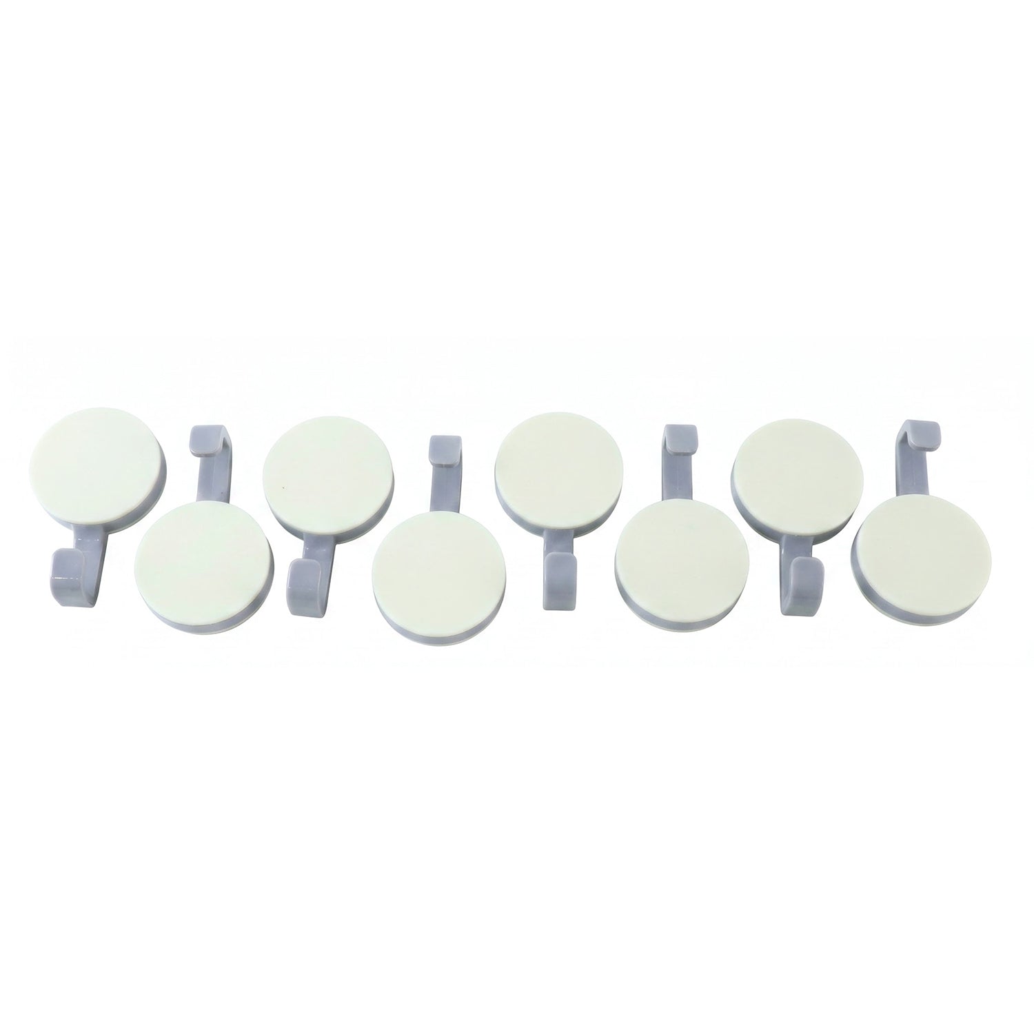Multipurpose Self Adhesive Color Contrast Wall Hooks for Organized Home (8 Pc) - Detailed Feature View 4
