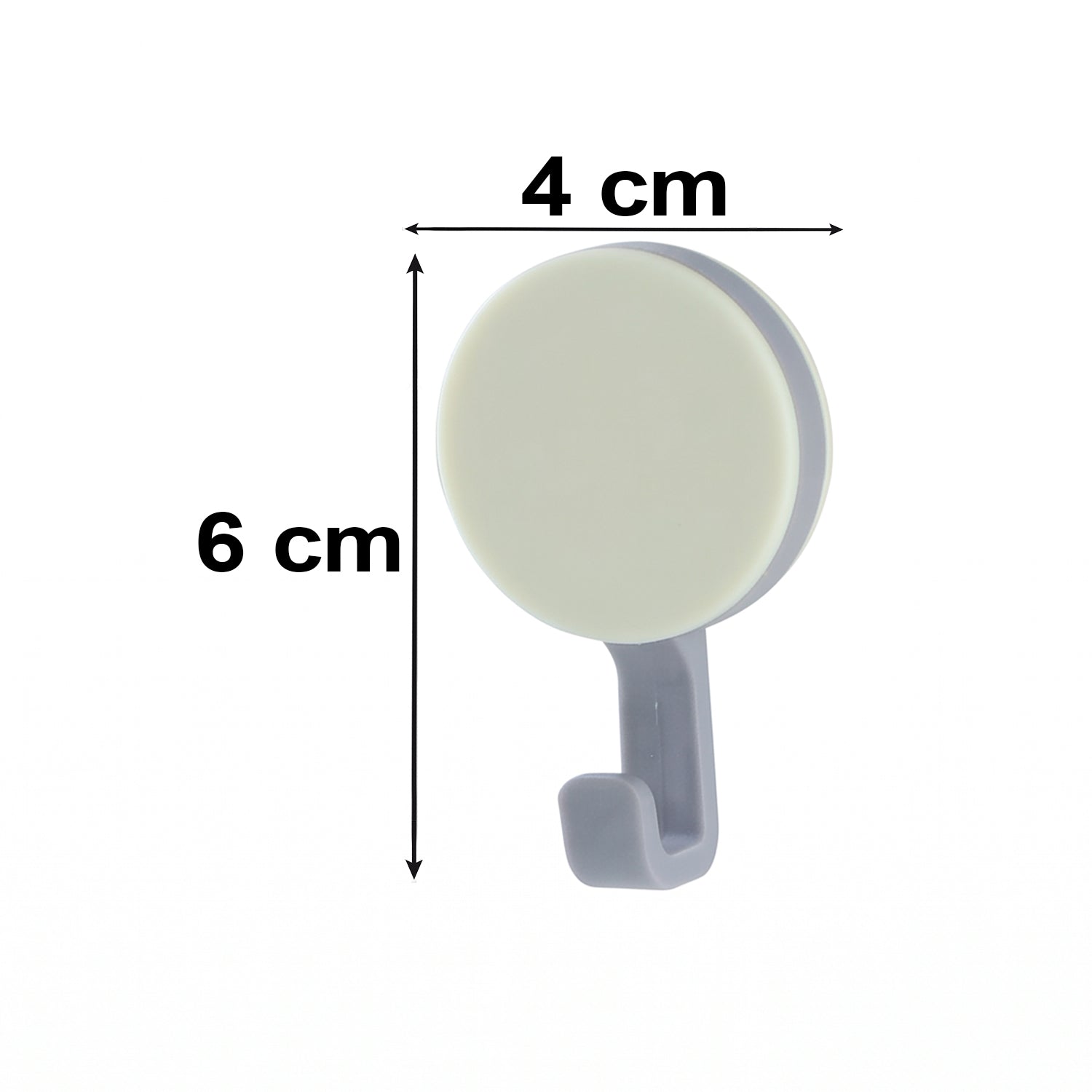 Multipurpose Self Adhesive Color Contrast Wall Hooks for Organized Home (8 Pc) - Detailed Feature View 5