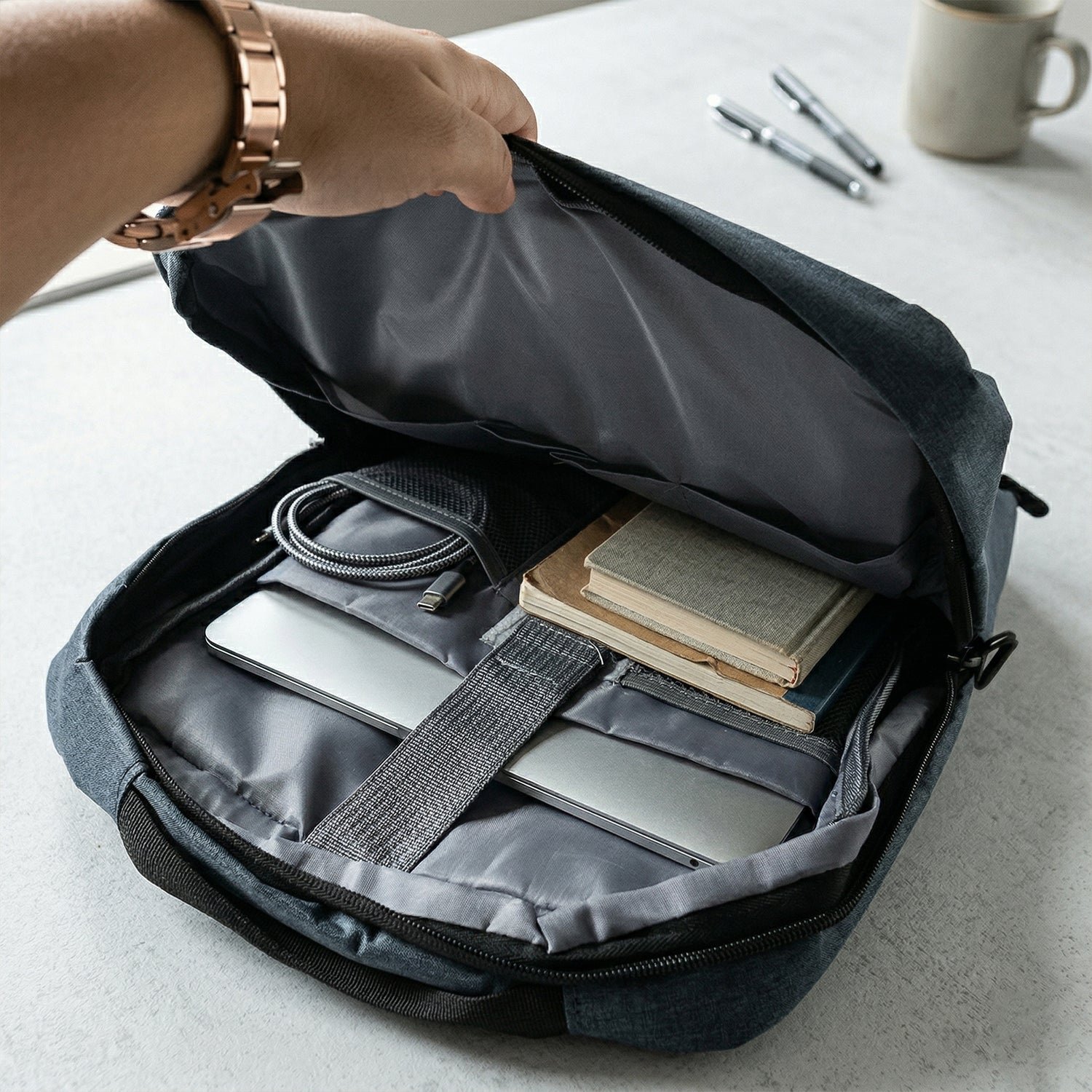 Multipurpose Travel Luggage Backpack with USB Port – Spacious & Secure - Detailed Feature View 4