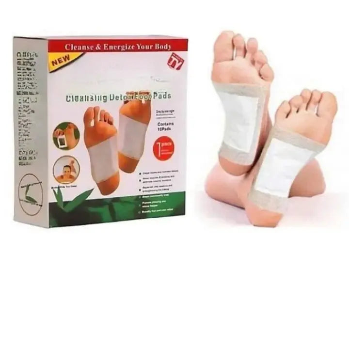 Premium Natural Overnight Cleansing Foot Pads - 10 Count Detoxifying Therapy - Buy Online at Alikart