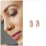 Premium Non-Piercing Nose Ring Set – Floral & Cuff Gold Silver AD - Buy Online at Alikart