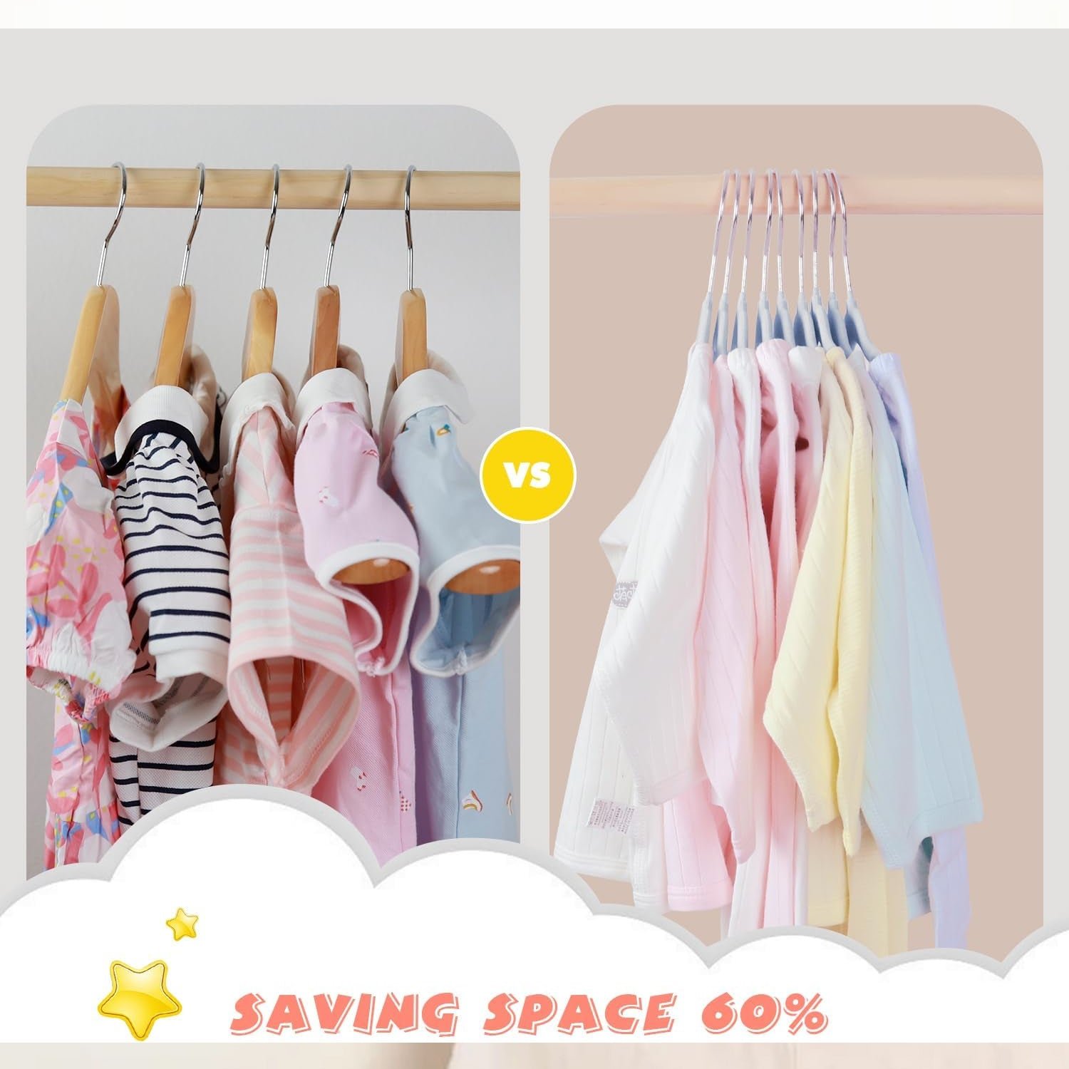 Non-Slip Clothes Hanger – Premium Slim Space-Saving Design - Detailed Feature View 5