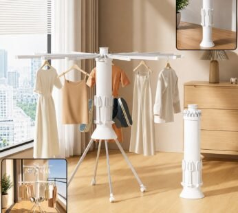 Octopus Folding Clothes Drying Hanger with Rotating Multi Arms for Home (1 Pc)