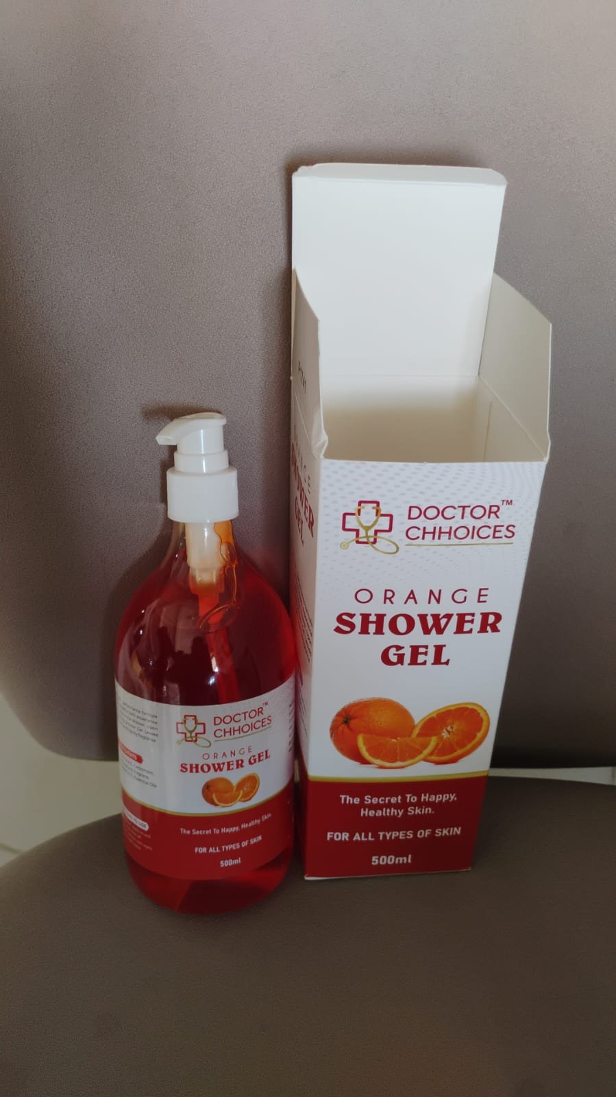 Orange Shower Gel – Hydrating Citrus Body Wash 500ml - Detailed Feature View 6