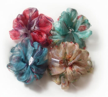 Organza Silk Hair Scrunchie (Random)