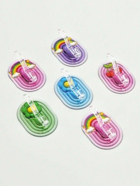 Oval Shape 3D Wall Hook (Pack of 5 Pcs) - Detailed Feature View 3
