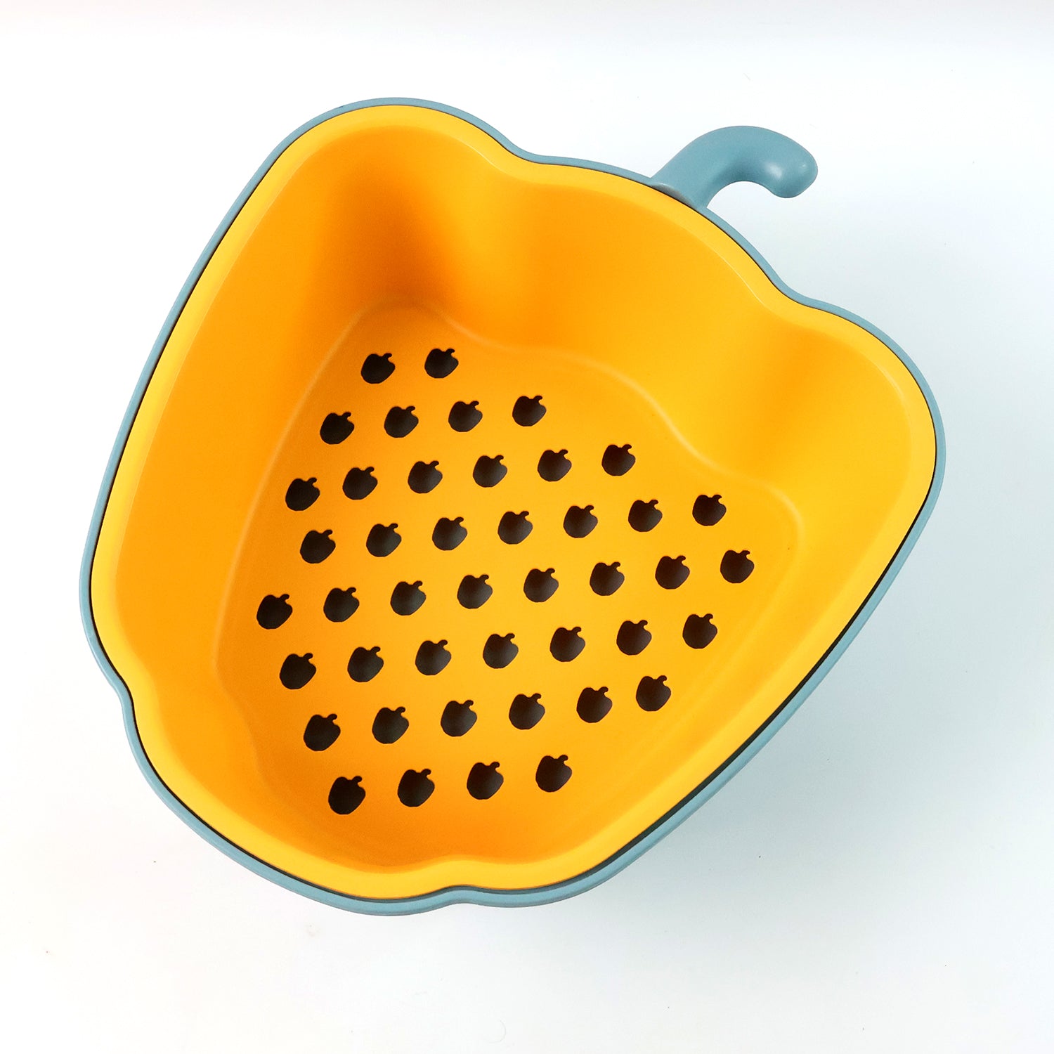 Pepper Shape Washing Bowl – 2-in-1 Draining & Serving Set - Detailed Feature View 4