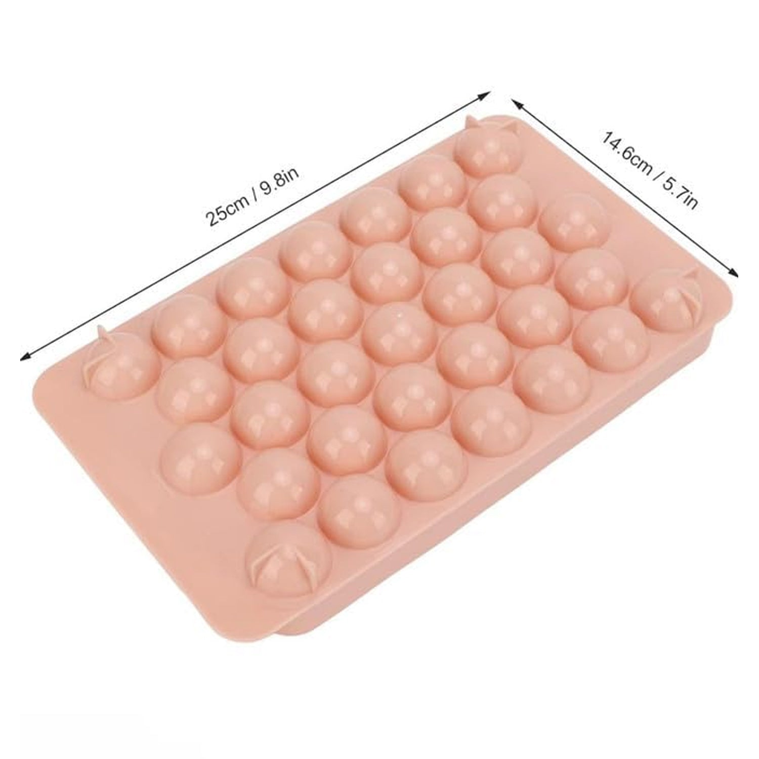 Plastic Ball Ice Cube Tray – Durable & Easy Release with Lid - Detailed Feature View 5