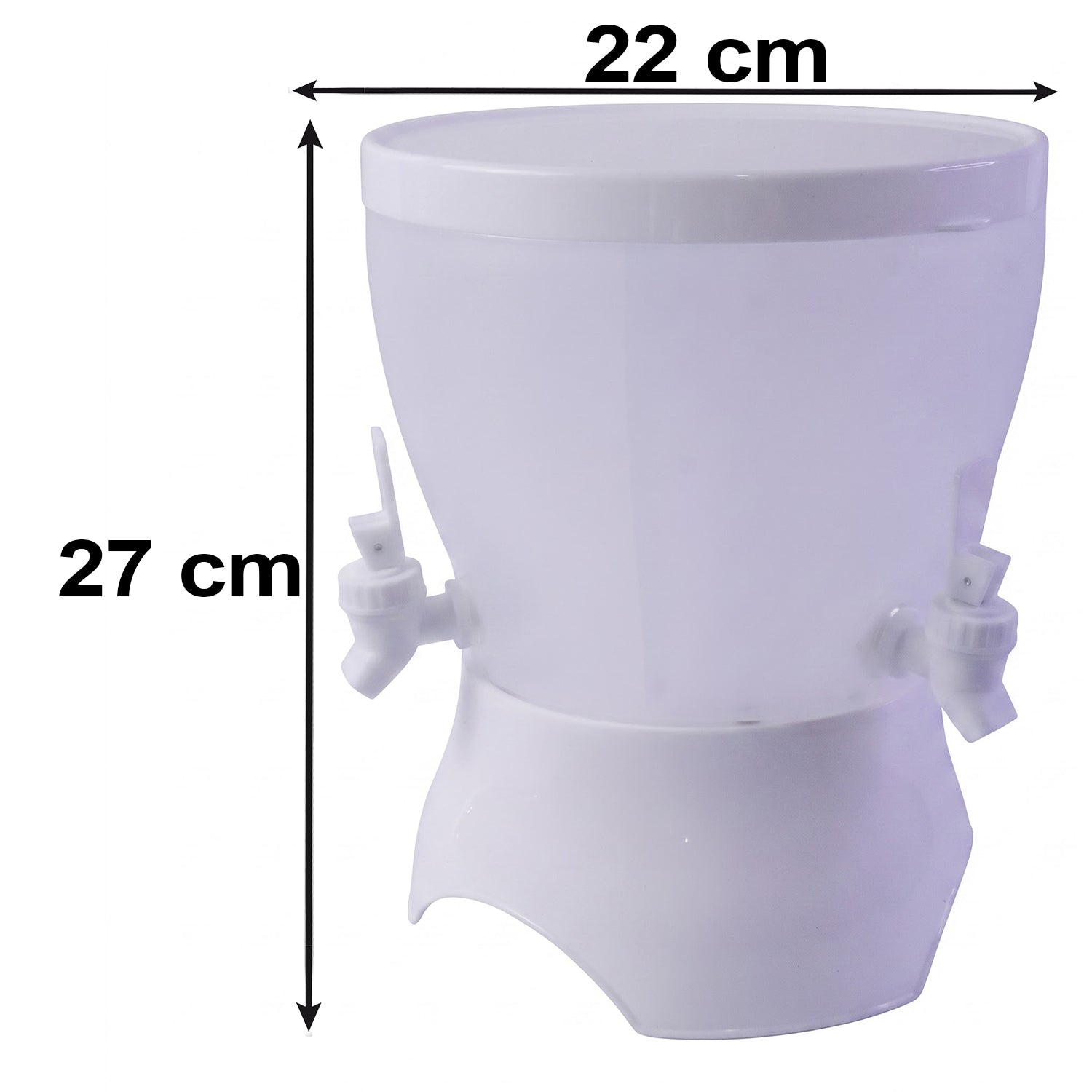 Plastic Cold Water Storage Dispenser Kettle with Dual Taps for Home Use (1 Pc) - Detailed Feature View 5