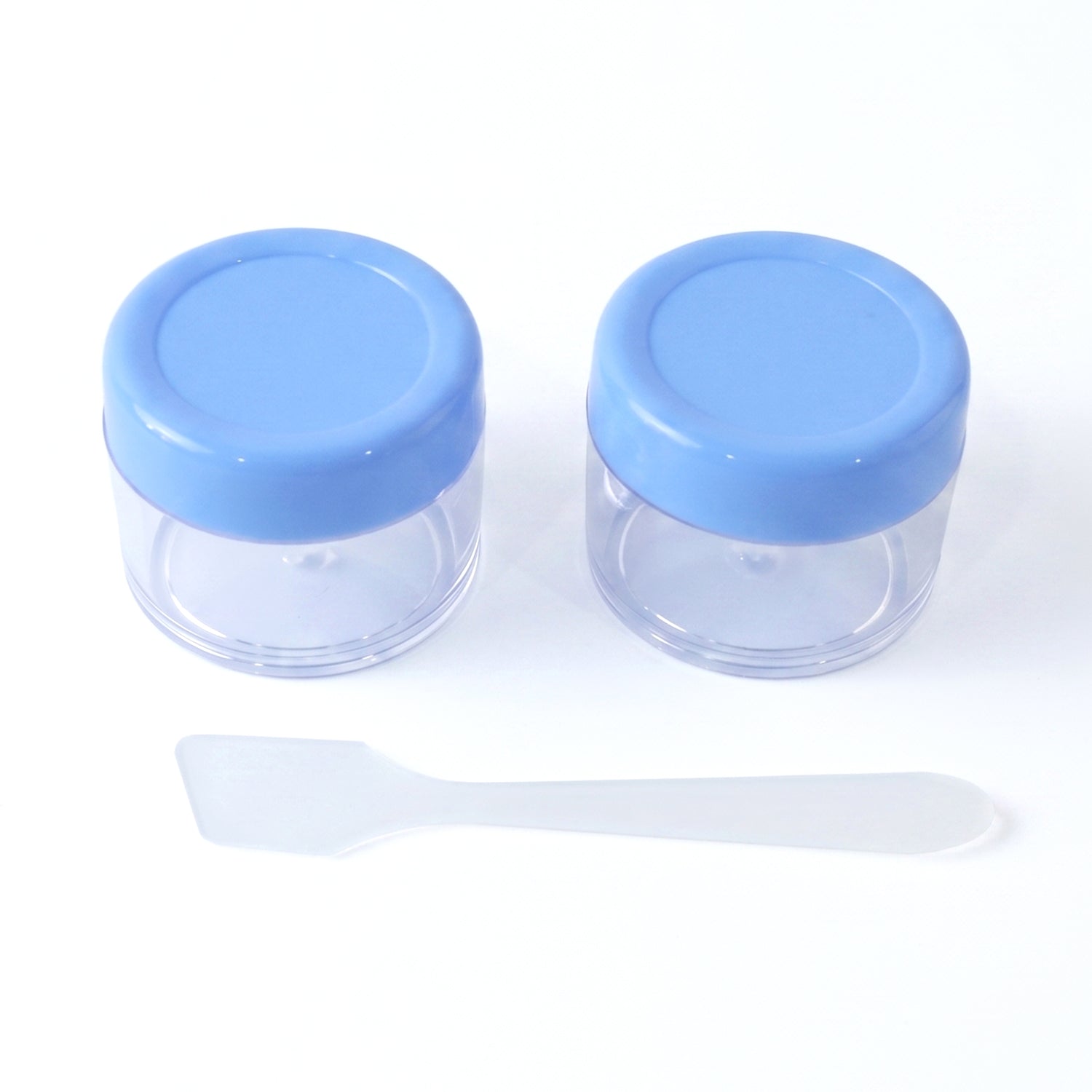 Plastic Cosmetic Jar Set – Refillable Travel Containers for Creams - Detailed Feature View 3