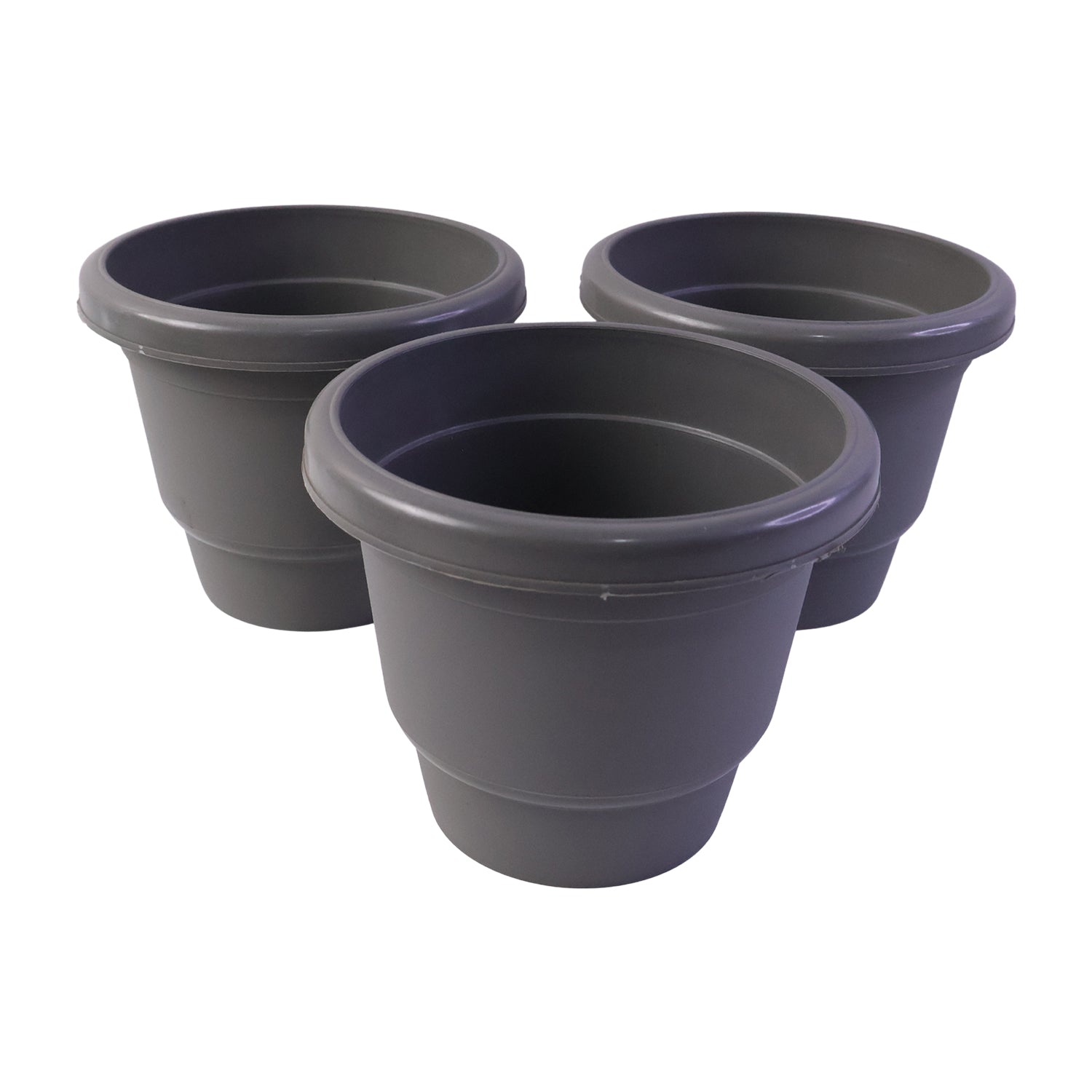 Plastic Flower Pot Planter Set – Ideal for Indoor & Outdoor Gardens - Detailed Feature View 2