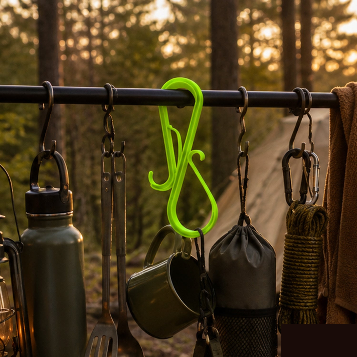 Plastic S Shape Multi Hook Hanger for Shoes Towels and Kitchen (1 Pc, Big Heavy) - Detailed Feature View 3