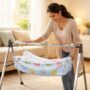 Premium Portable Infant Nesting Cradle with Foldable Support Frame - Buy Online at Alikart