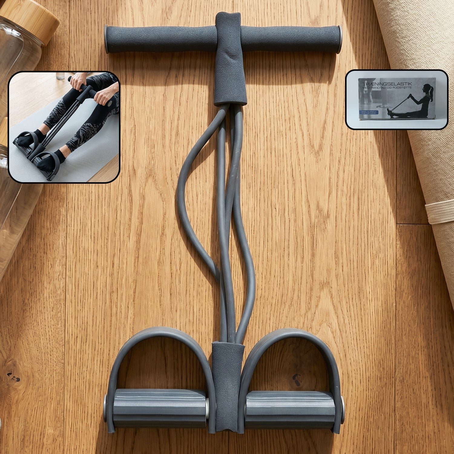 Portable Pull Rope Resistance Exerciser – Full Body & Compact - Detailed Feature View 1