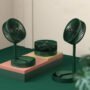 Premium Portable Telescopic USB Rechargeable Folding Fan - 3-Speed Adjustable Desktop Cooling - Buy Online at Alikart