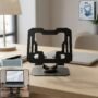 Premium Premium Adjustable Foldable Metal Tablet Stand – 360° Rotating & Ergonomic - Buy Online at Alikart