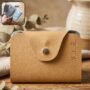 Premium Premium Button Closure Card Holder Wallet – Compact & Secure Storage - Buy Online at Alikart