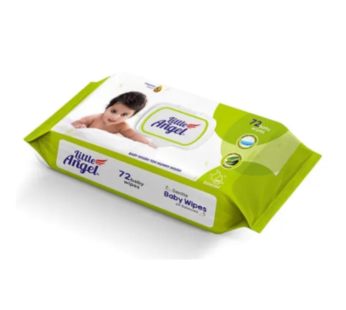 Premium Gentle Baby Cleansing Wipes – Hypoallergenic & Fragrance-Free – 72 Count