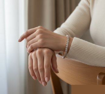 Premium Rose Gold Plated AD Bracelet – Elegant & Durable Jewelry
